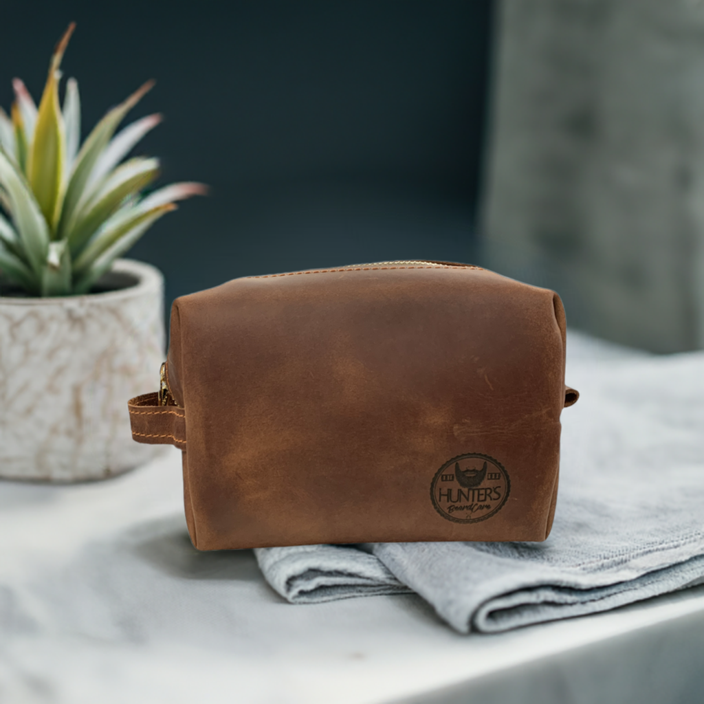 HBC Leather Toiletry Bag